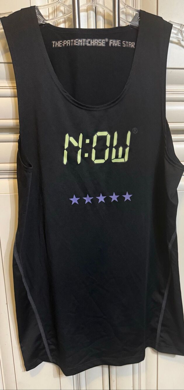Five Star Teen The Patient Chase Sleeveless Compression Tank Top Black Medium
